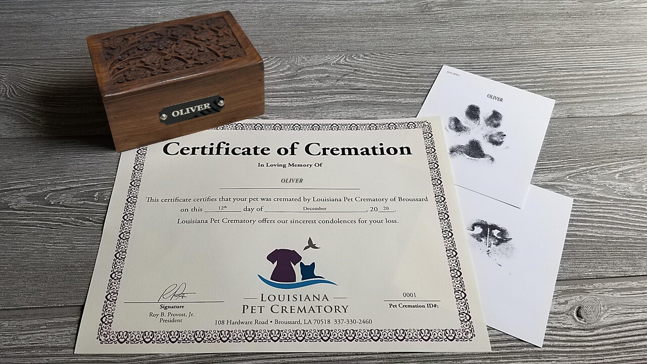 Services Louisiana Pet Crematory