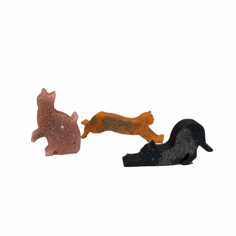 Resin Cremains Cat Figurines